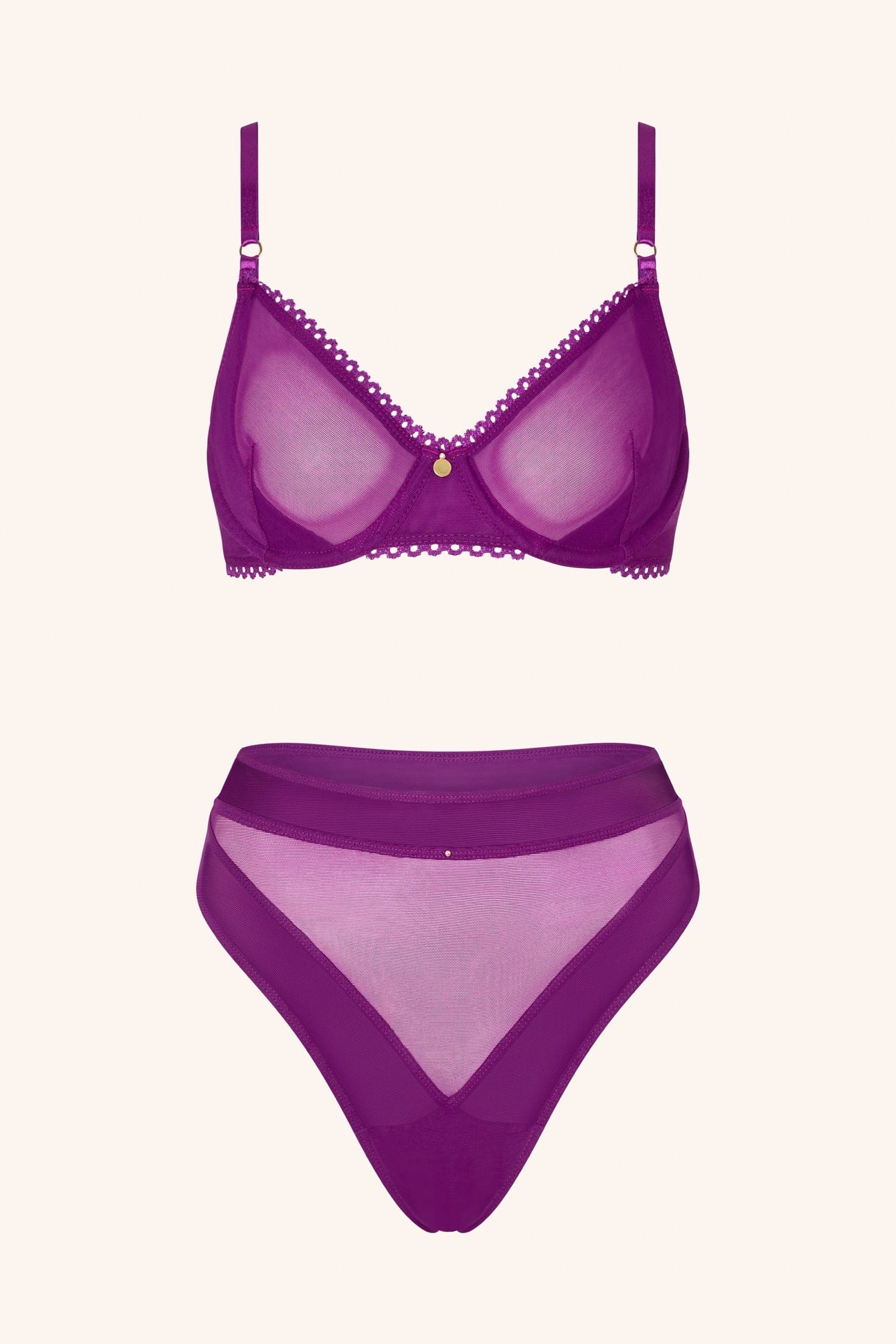 Push Up Bra Plum - Image 10