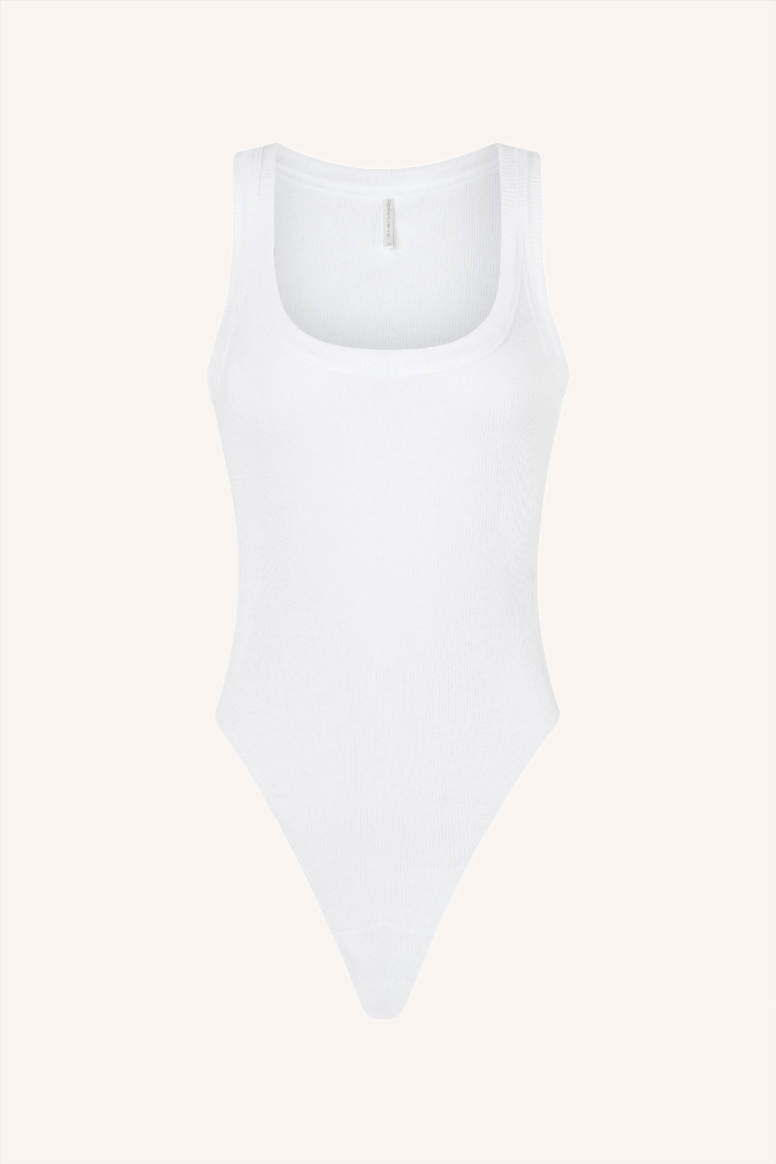 Rib Bodysuit White - Image 9
