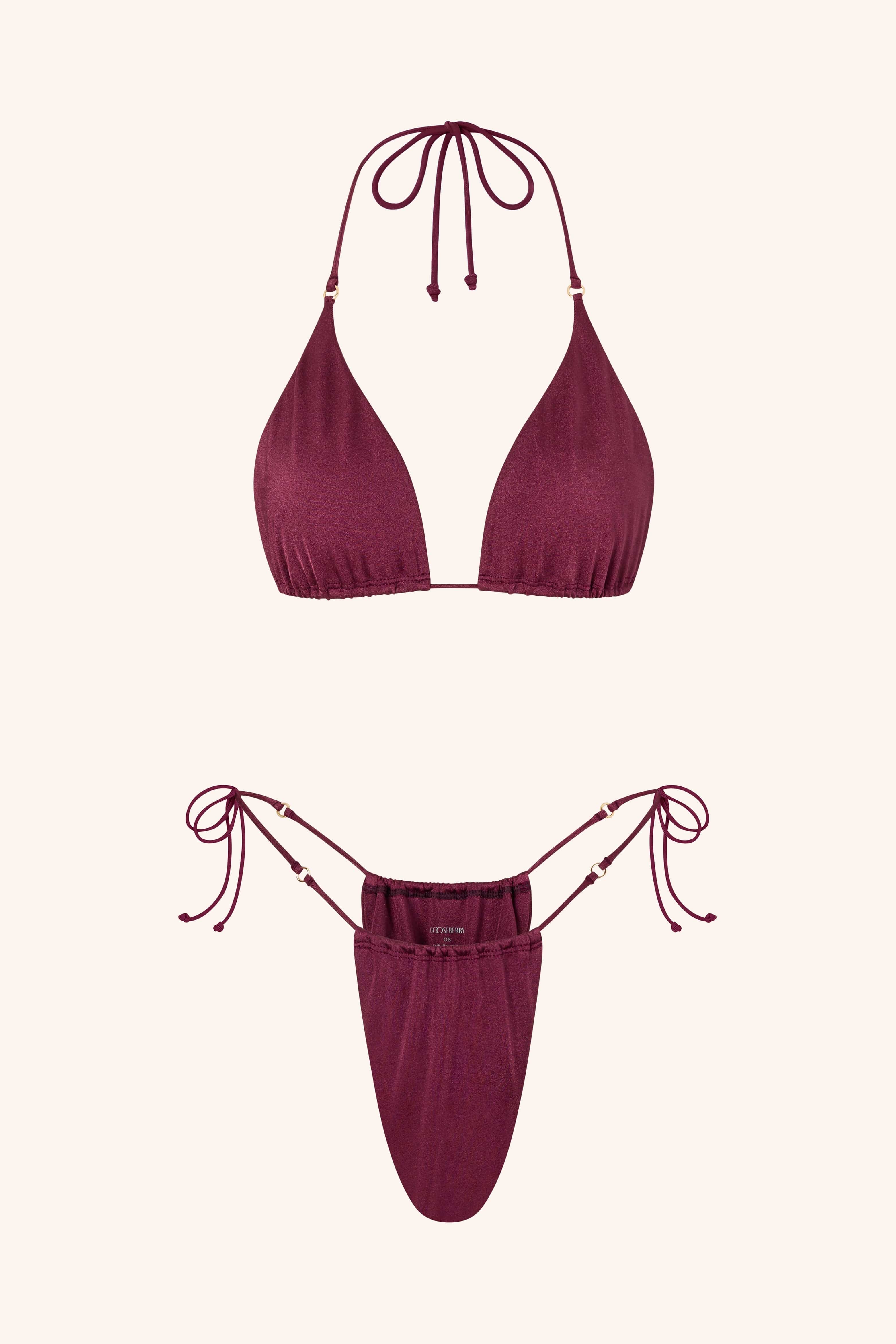 Halterneck Triangle Cassis - Image 5